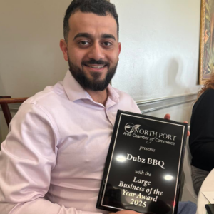 Dubz BBQ Large Business of the Year 2025 award