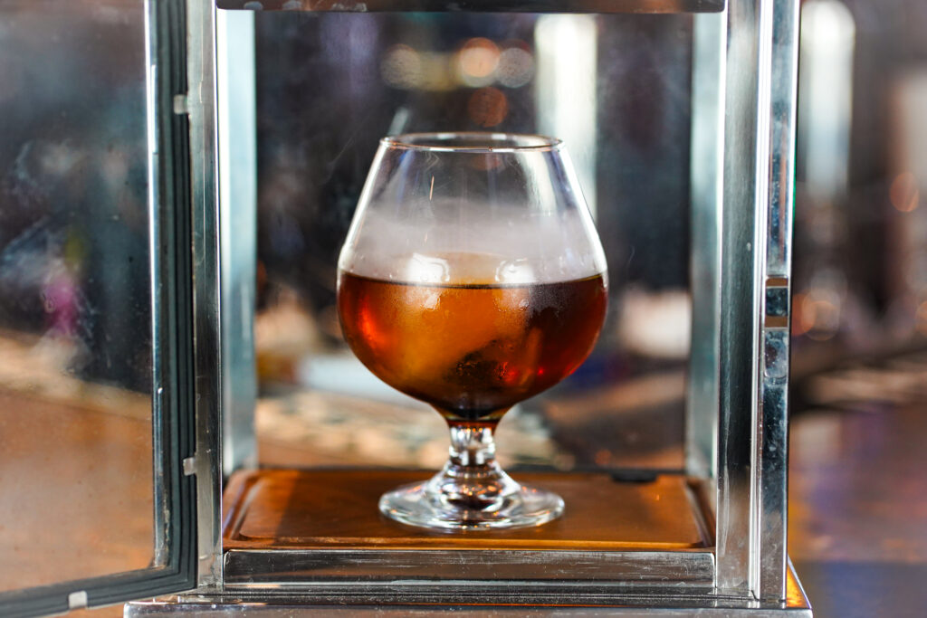 Smoky Cherry Manhattan